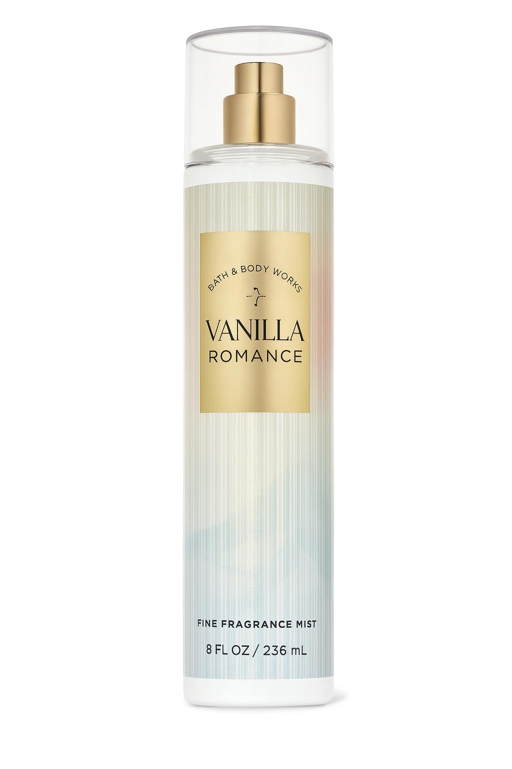 Bath & Body Works Vanilla Romance Fine Fragrance Mist 8 fl oz - Sweet Vanilla, Jasmine Petals & Amber Blend - Body Spray for Women & Men - Light Beauty & Personal Care Bath & Body Works