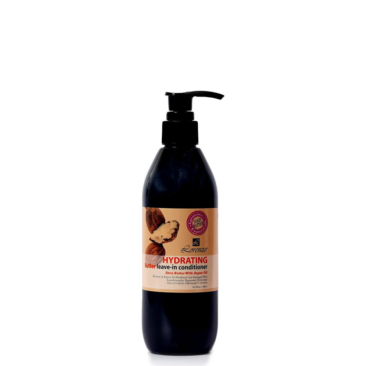L Lorenzo Hydrating Butter Leave-in Conditioner 10.13fl.oz/300ml | Moisture & Repair for Weakened and Damaged Hair