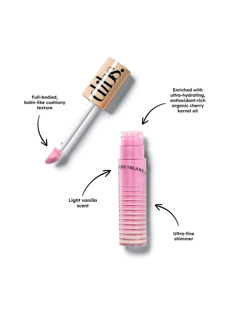 DIBS beauty Go To Glossy Balm Lip Gloss Topper, 0.20 Ounce (Rock Candy) Beauty & Personal Care DIBS