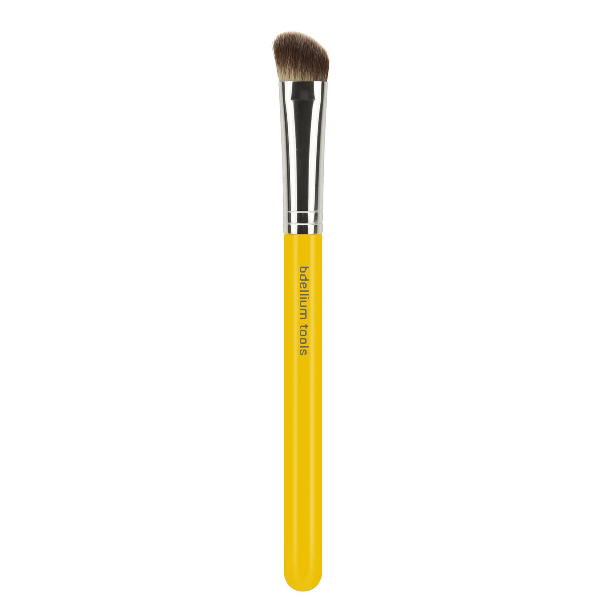 Bdellium Tools Professional Makeup Brush - Studio Series 939 Slanted Detailer - With Soft Synthetic Fibers, For Precise Contouring (Yellow, 1pc)