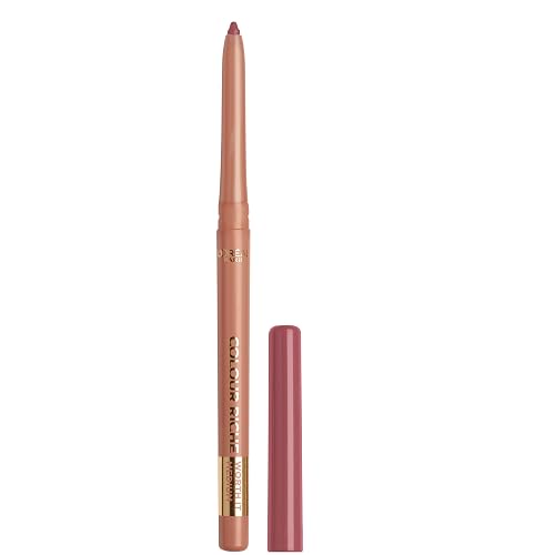 L'Oreal Paris Colour Riche Lip Liner Pencil, Creamy Lip Liner with Omega 3 and Vitamin E, 635 Worth It Medium (Medium Dark Mauve) Beauty & Personal Care L'Oreal Paris