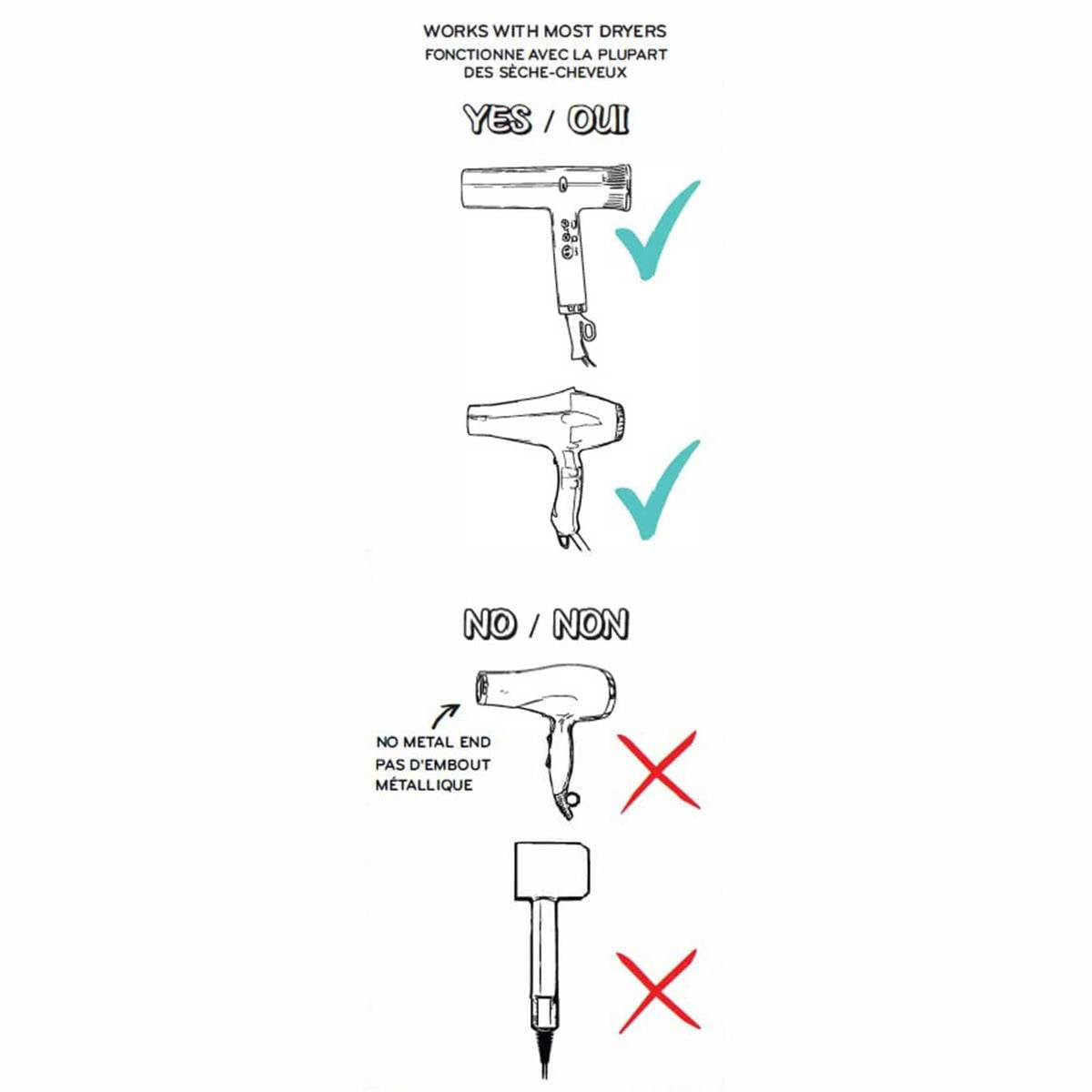Aria Beauty Air Curling Attachment - Hair Dryer and Blow Dryer Attachment - Ideal for Wrapping and Curling Hair - Easy to Attach - 1 pc