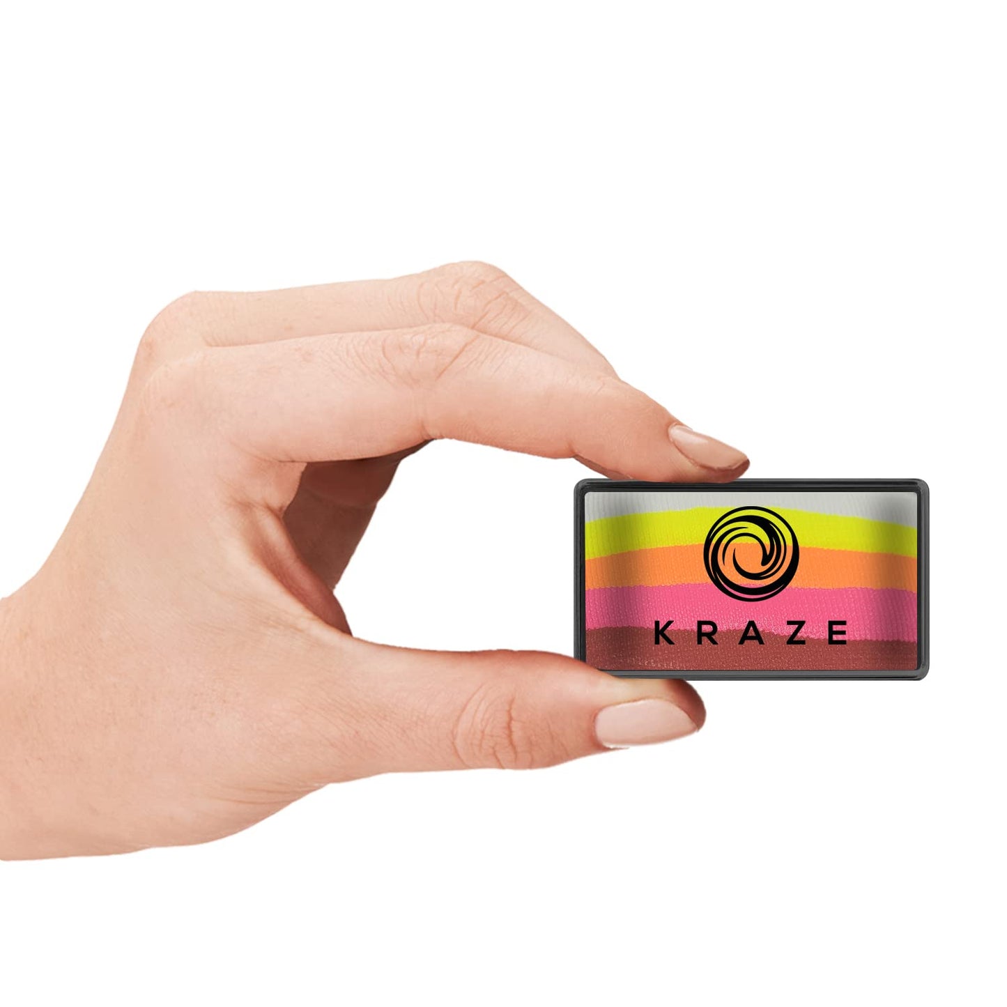 Kraze FX Dome Stroke - Burning Heart (25 gm), Professional 1-Stroke Split Cake, Hypoallergenic, Non-Toxic, Water Activated Face & Body Painting Makeup Beauty & Personal Care Kraze FX