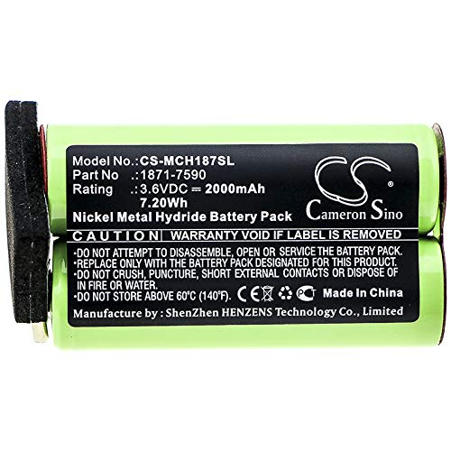 Estry Battery Replacement for Moser Wella Academy ChromStyle ChromStyle 1871 Super Cordless 1872 Clipper 1871-7590 Beauty and Personal Care Estry