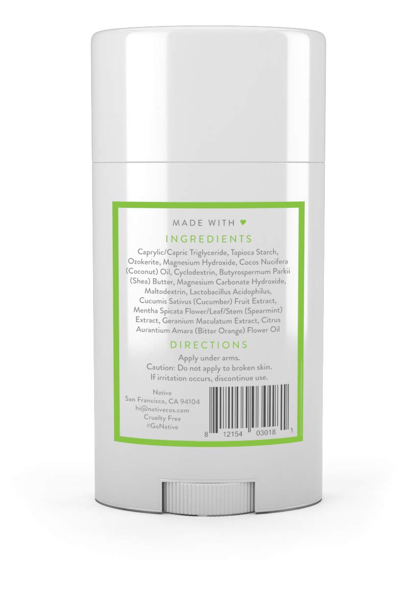Native Deodorant Cucumber & Mint 2.65oz (2 pack) Beauty and Personal Care Flywrun