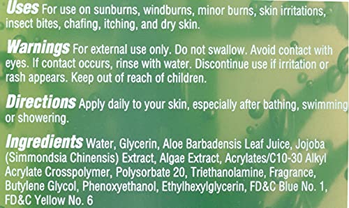 SEA & SKI After Sun Coolest Aloe Gel - Naturally Deep Moisturizing Beauty & Personal Care SEA & SKI