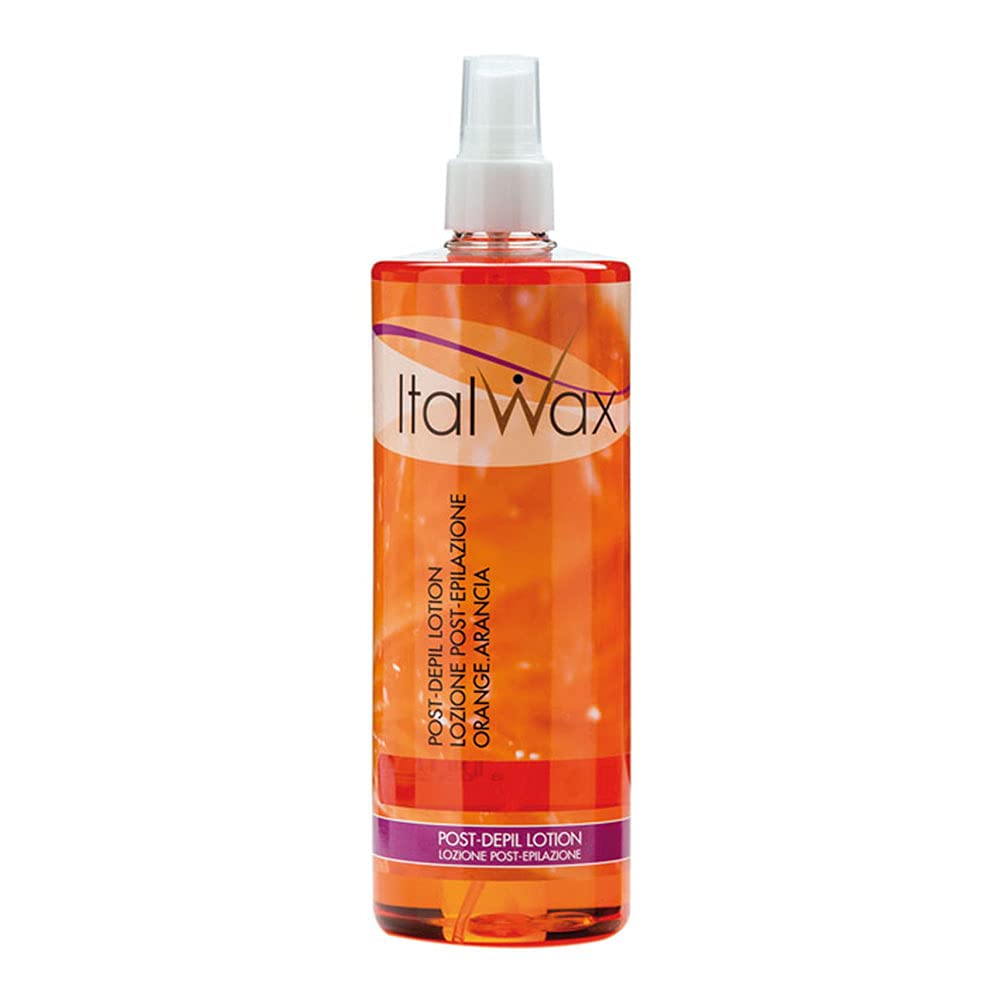 Italwax After Wax Care Lotion - 500ml / 16.95fl.oz - Natural vegetable oil - Orange - Moisturizing and removing waxing residues Beauty and Personal Care Italwax