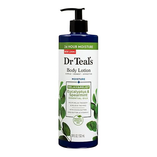 Dr Teal's DCP Products Body Lotion Moisture Rejuvenating Eucalyptus & Spearmint, 16 fl oz Pack of 4 (Yes) Beauty & Personal Care Dr Teal's