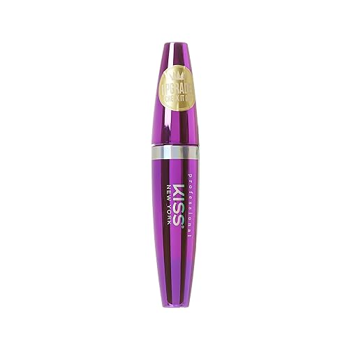 Kiss New York Volume N’ Define Mascara, No Flaking, No Smudging, No Clumping, Water-Resistant Long Wearing Mascara (Very Black) Beauty & Personal Care KISS NEW YORK