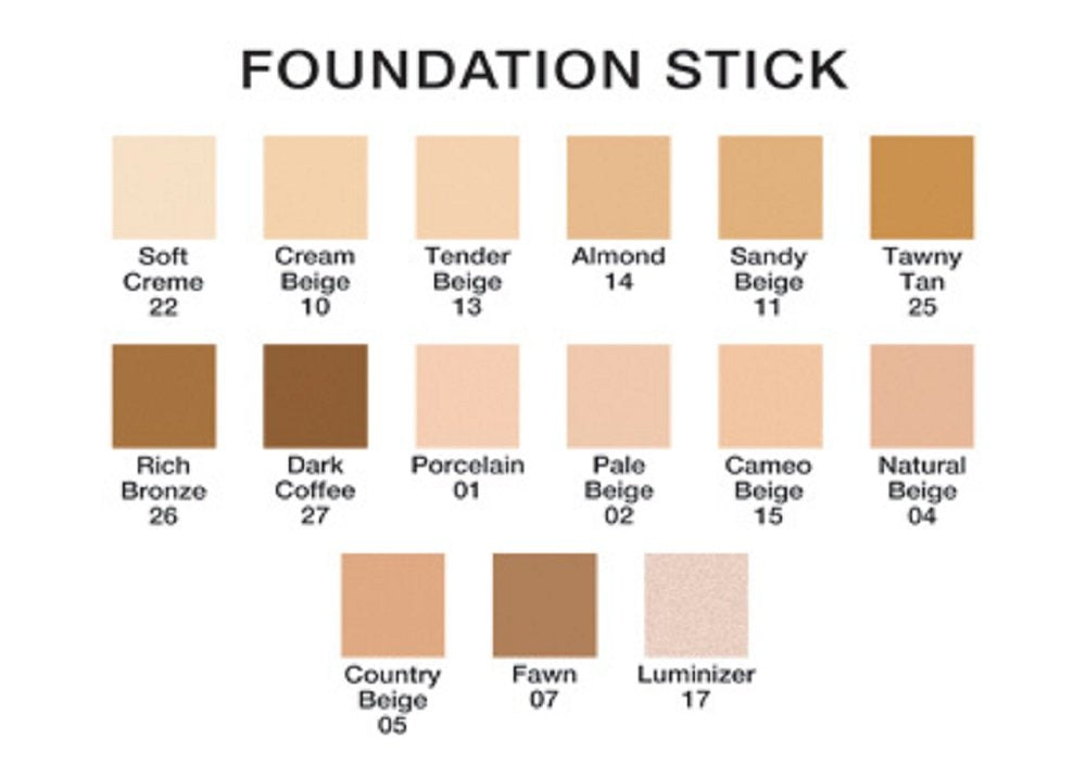 Beauty Deals Creamy Conditioning Foundation Stick Buildable Coverage Hypoallergenic (Tender Beige) Beauty & Personal Care Beauty Deals