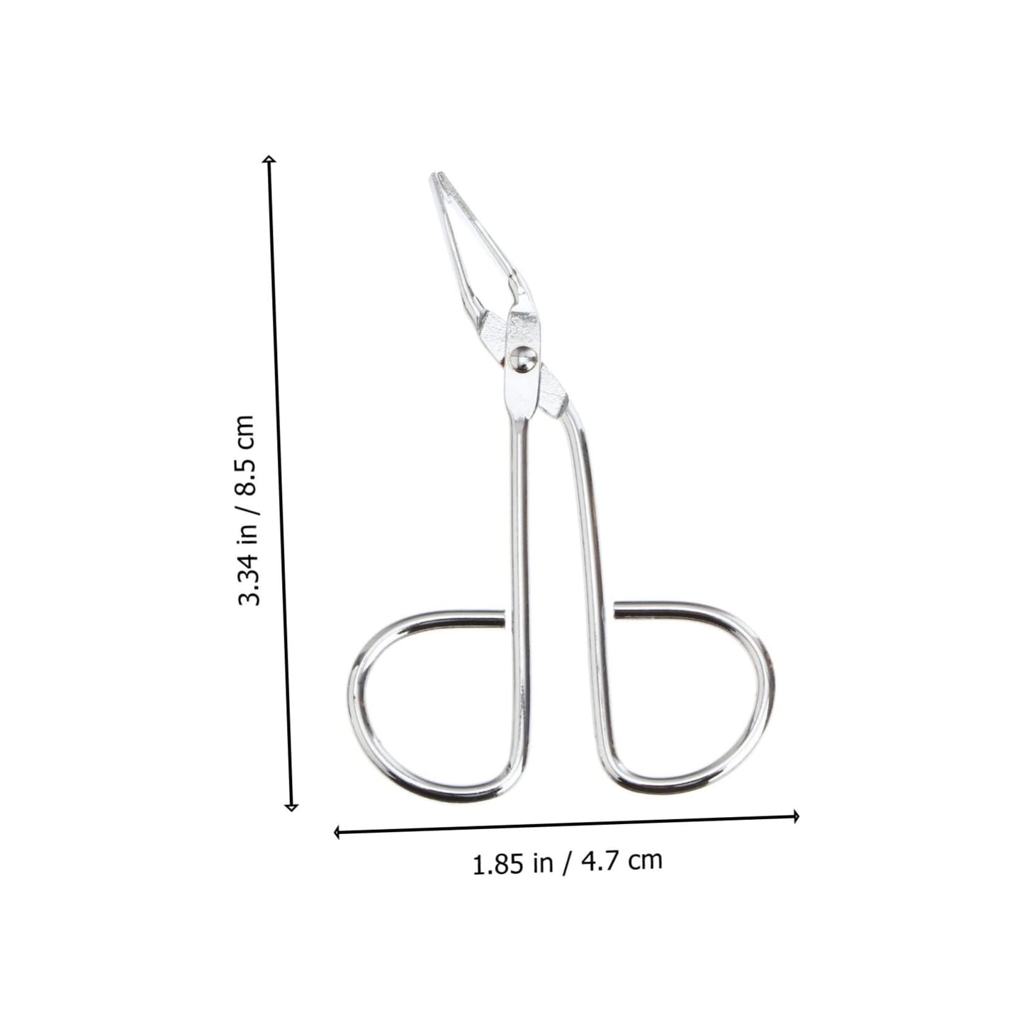 Happyyami Nose Hair Trimmer Eyebrow Tweezers Scissor Shaped Stainless Steel Slant Tip Eyebrow Straight Tip Clip Hairgripping Eyebrow Beauty Tools Beauty and Personal Care Happyyami