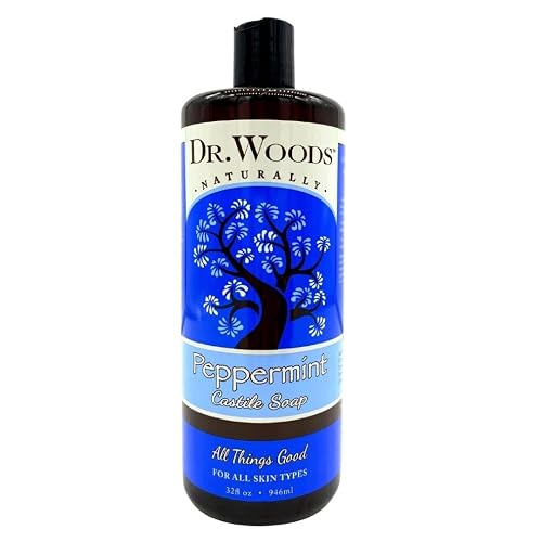 Dr. Woods Peppermint 32oz Castile Soap (6 Pack) Beauty & Personal Care Dr. Woods