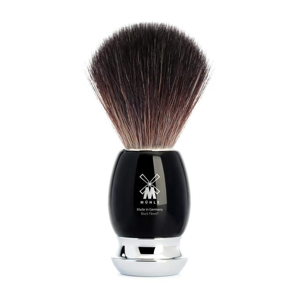 MÜHLE VIVO 4-piece Black Fiber Brush 5-Blade Razor Luxury Shaving Set Beauty and Personal Care MÜHLE