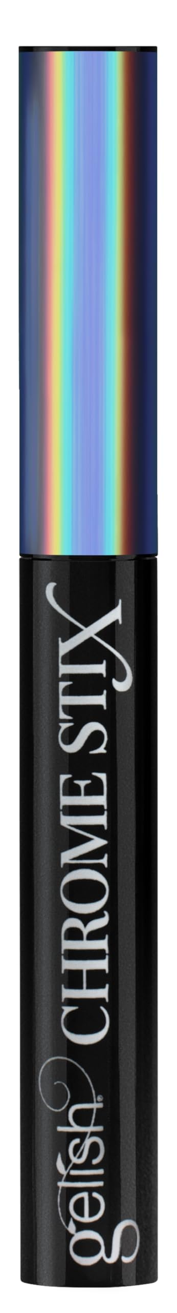 Gelish Chrome Stix Metallic Nail Art Powder: Silver Holographic, 0.5g