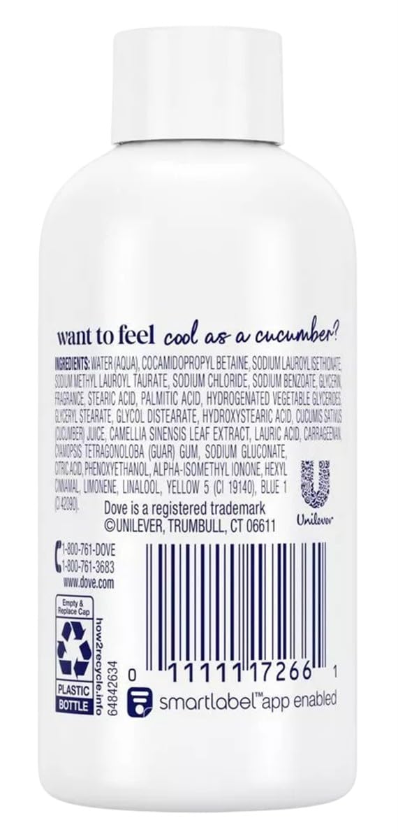 Dove Refresh Body Wash Cucumber & Green Tea, 3 Ounces (Pack of 12) Beauty & Personal Care Dove