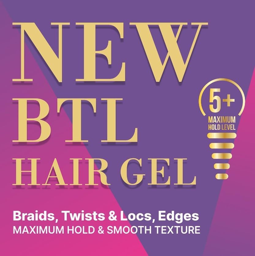 BTL LOC IT! Styling Gel, 16 Oz - Strong Hold, Shine-Boosting, Residue-Free - Ideal for Braids, Twists, Locs, Edges - Suitable for Natural Hair Beauty & Personal Care beauty giant