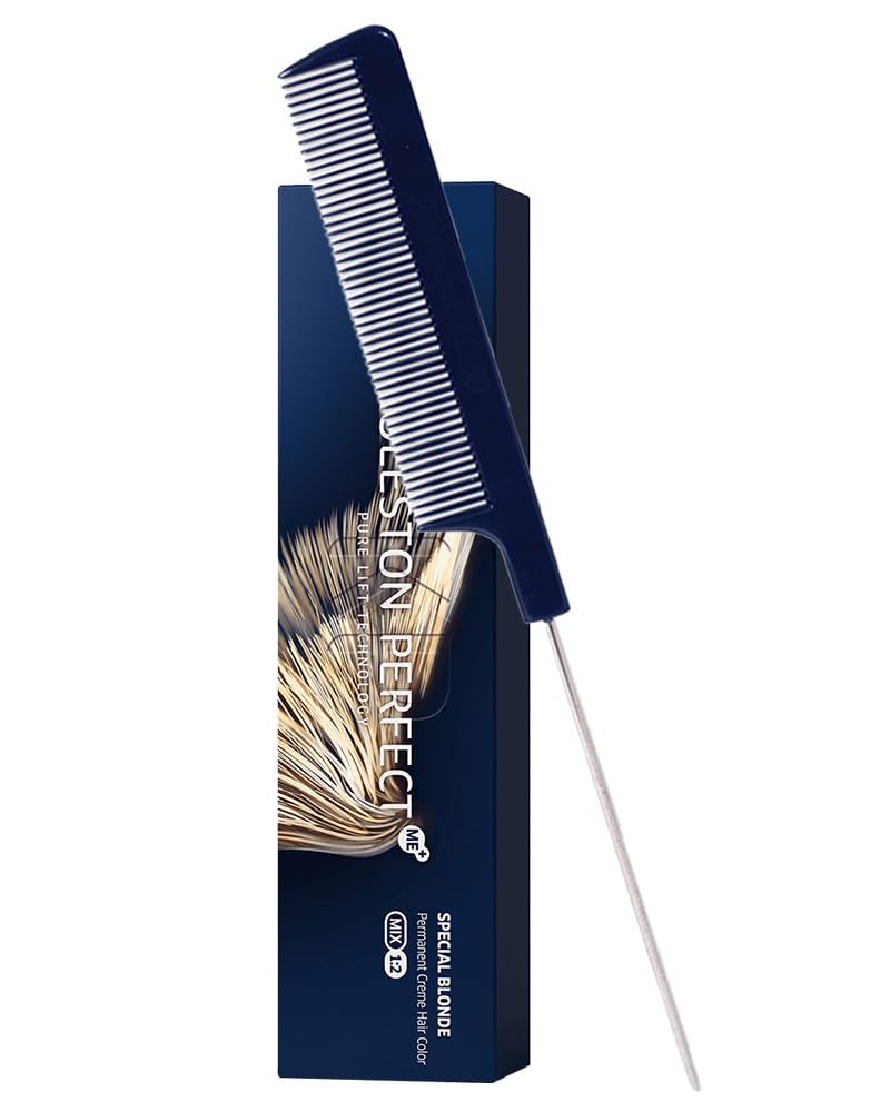 Koleston Perfect ME+ 12/1 Special Blonde/Ash Hair Color | Permanent Creme Hair Dye 2oz and M Hair Designs Tail Comb (Bundle) Beauty & Personal Care M Hair Designs
