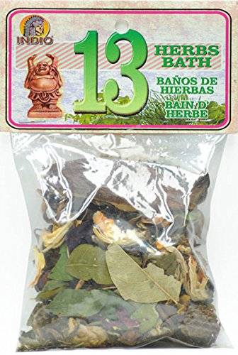13 Herbs Bath Herbs 0.75oz Jar Beauty and Personal Care INDIO