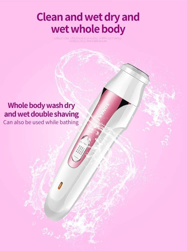 LEONYS 5 in 1 Electric Epilator Set Includes A Shaving Device for Private Parts, A Pubic Shaving Knife for The Armpits, A Knife for Cutting Beauty and Personal Care LEONYS
