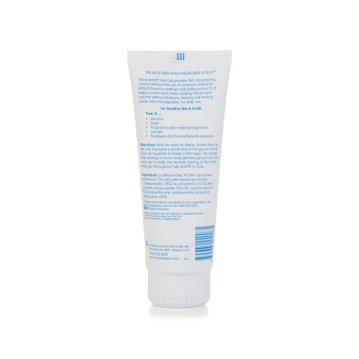 Free & Clear Hair Styling Gel 7 oz (Pack of 5) Beauty & Personal Care Free & Clear