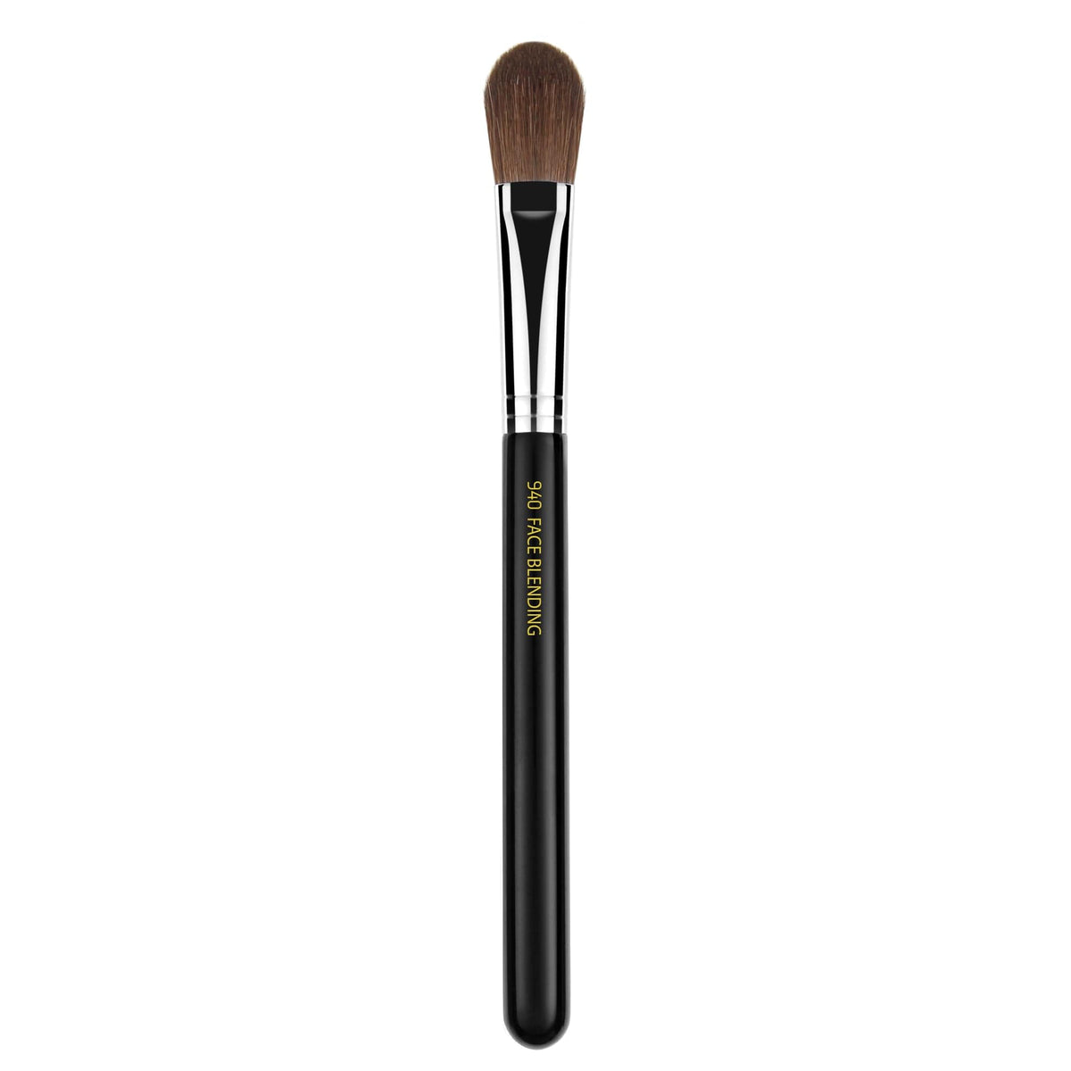 Bdellium Tools Professional Makeup Brush - Maestro Series 940 Face Blending - With Mix of Soft Synthetic & Natural Fibers, For Facial Sculpting