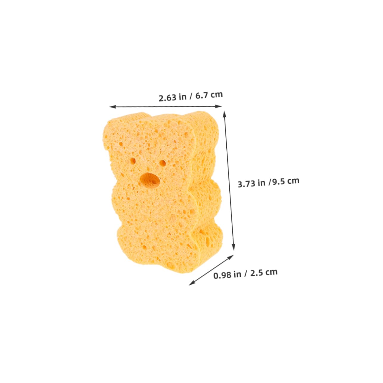 SHERCHPRY 8pcs Cartoon Animal Bath Sponge Newborns Soft Exfoliating Body Scrubber for Gentle Cleaning Bathing for Sensitive Includes Duck Bear Rabbit Beauty and Personal Care SHERCHPRY