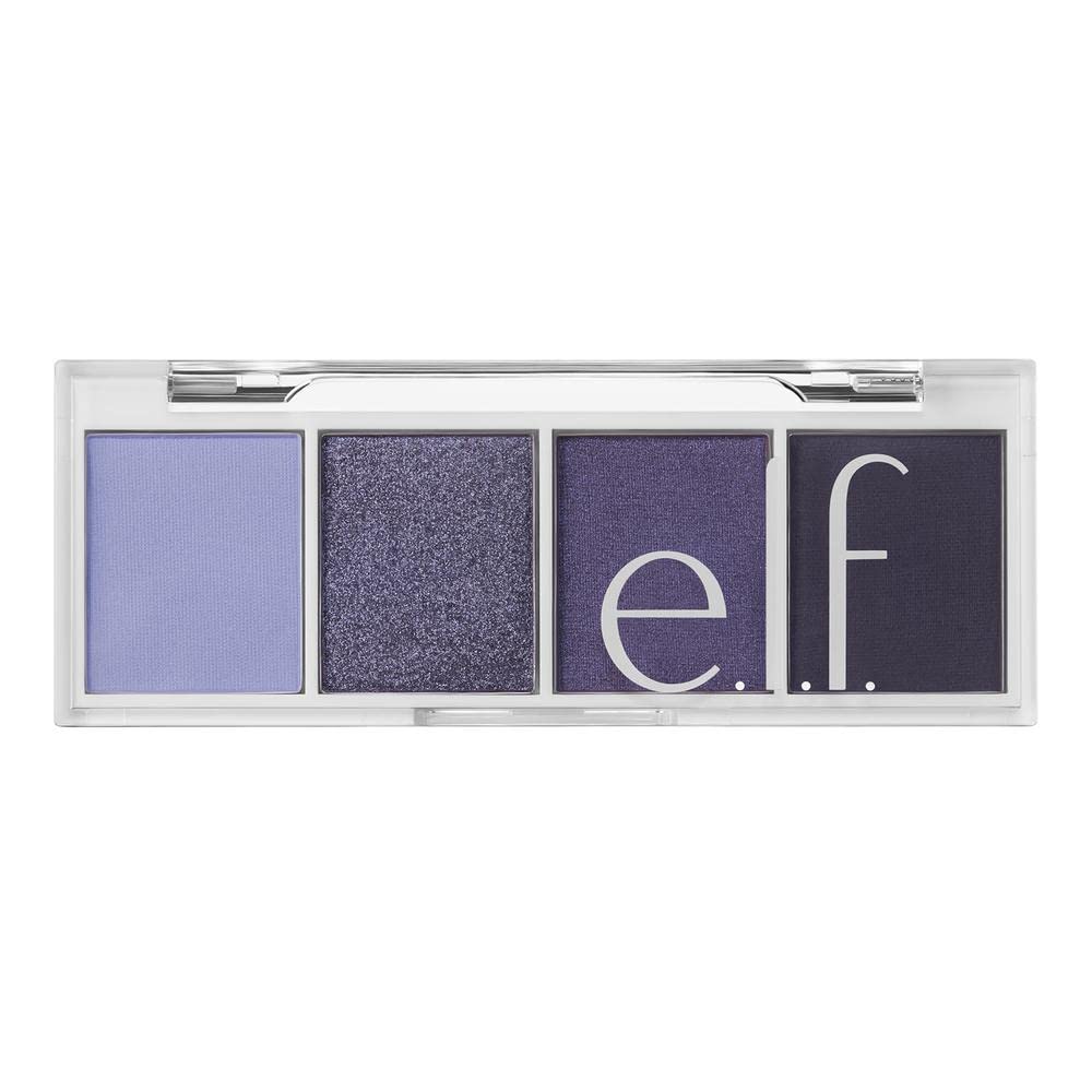 e.l.f. Bite-Size Eyeshadow, Ultra-Pigmented Eye Makeup Quad, 4 Matte & Shimmer Shades, Creamy & Blendable Powder, Açaí You, 0.12 Oz Beauty & Personal Care e.l.f.