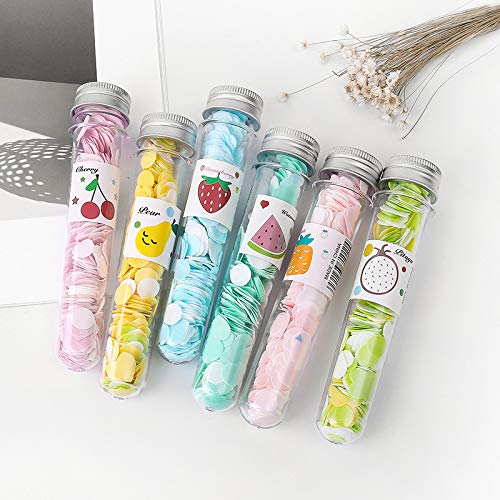 6 Boxes Portable Disposable Paper Soap Confetti Cleaning Washing Hand Bath Toiletry Paper Soap Sheets Petals Soap Flakes with Storage Tube for Kitchen Beauty & Personal Care mollensiuer