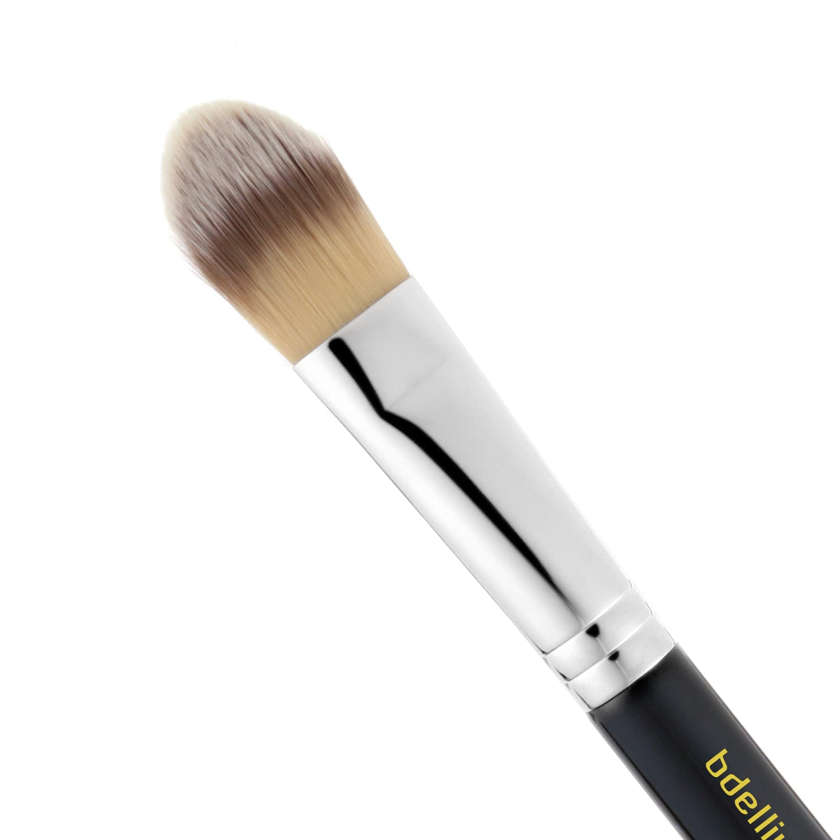 Bdellium Tools Professional Makeup Brush - Maestro Series 947 Small Foundation - With Soft Synthetic Fibers, For Creating a Smooth Even Finish (Black