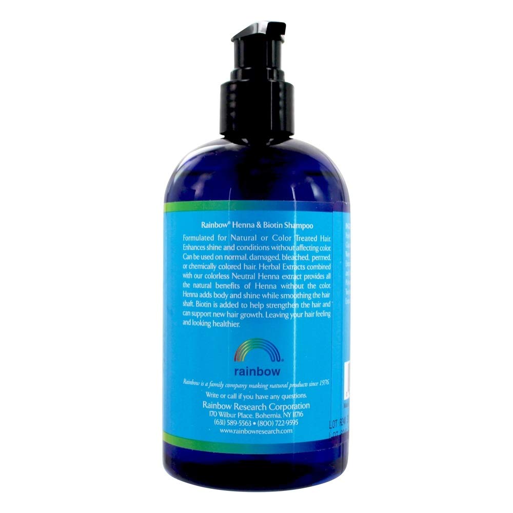 Rainbow Research Organic Herbal Henna Boitin Shampoo, 12 Fluid Ounce Beauty & Personal Care Rainbow Research