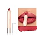 Easilydays Red Lipstick Crayon - Long-Lasting Waterproof Lipstick & Lip Stain, Full Coverage, Non-Stick Lip Tint (#08) Beauty & Personal Care Easilydays