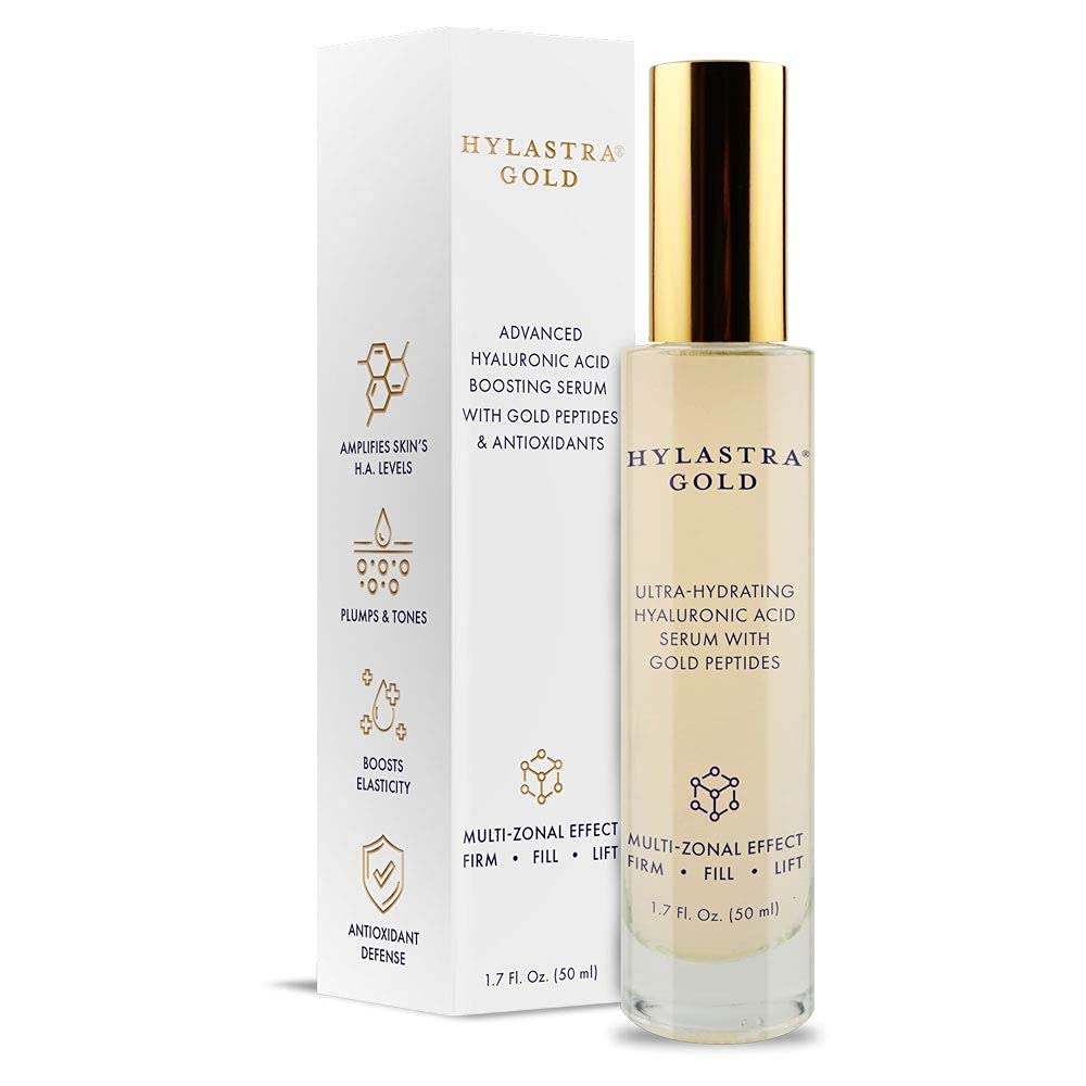 Purity Products Hylastra Gold - Hyaluronic Acid Serum with Gold Peptides and Vitamin A, E, & CoQ10-1.7 oz Beauty & Personal Care Purity Products