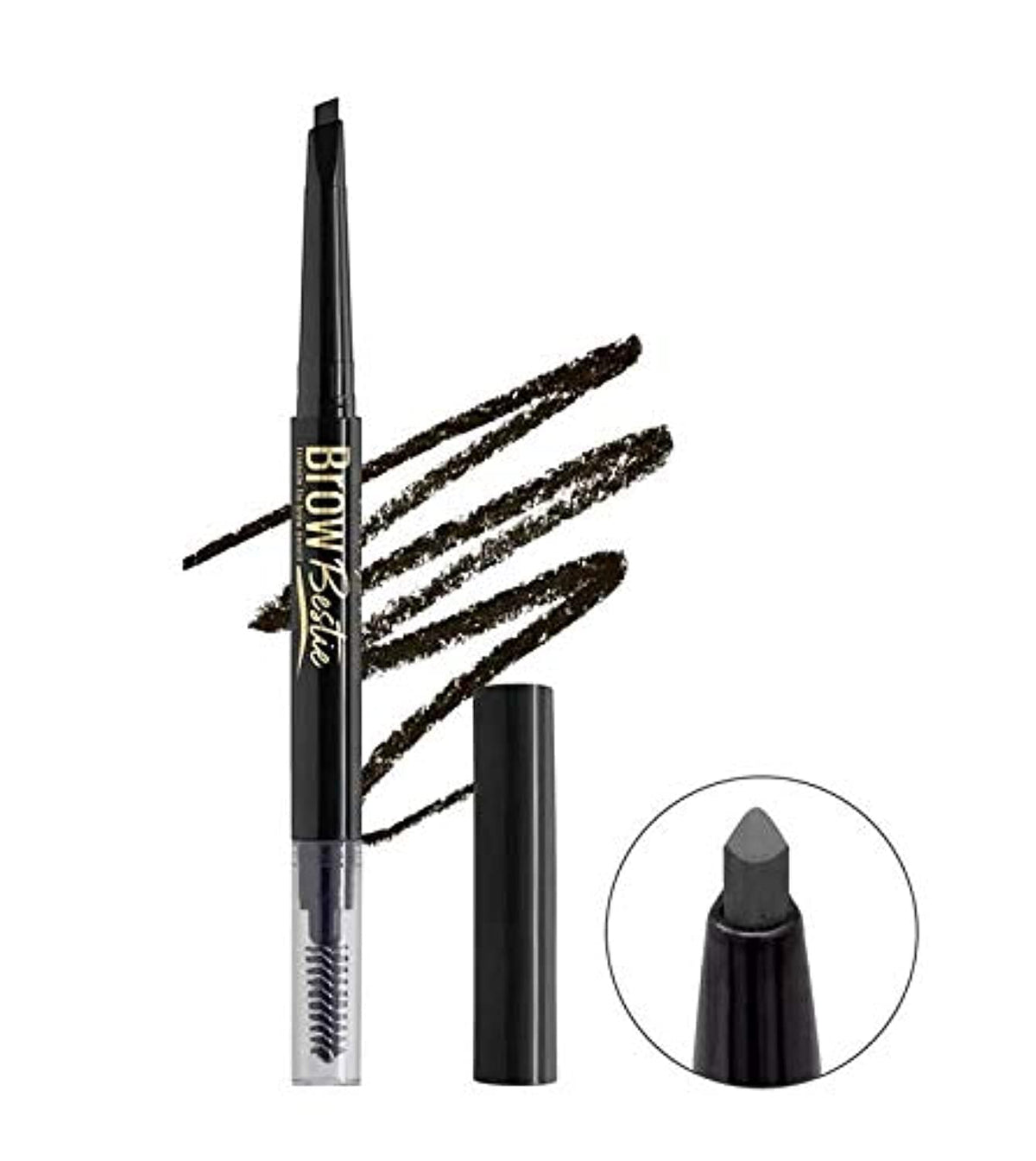 L.A. Girl Brow Bestie Triangular Auto Pencil, Black Brown GBP378 Beauty & Personal Care L.A. Girl