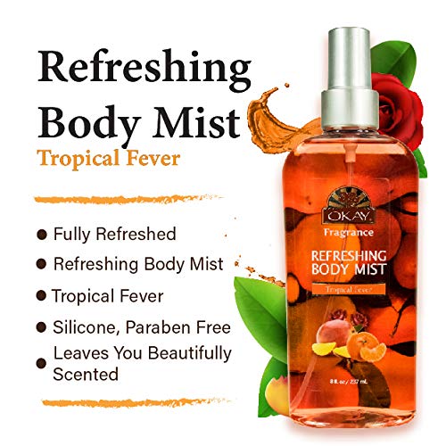 Refreshing Body Mist Tropical Fever Leaves You Beautifully Scented Fully Refreshed Will Awaken Your Senses Leaving You Feeling Revitalized Beauty & Personal Care OKAY