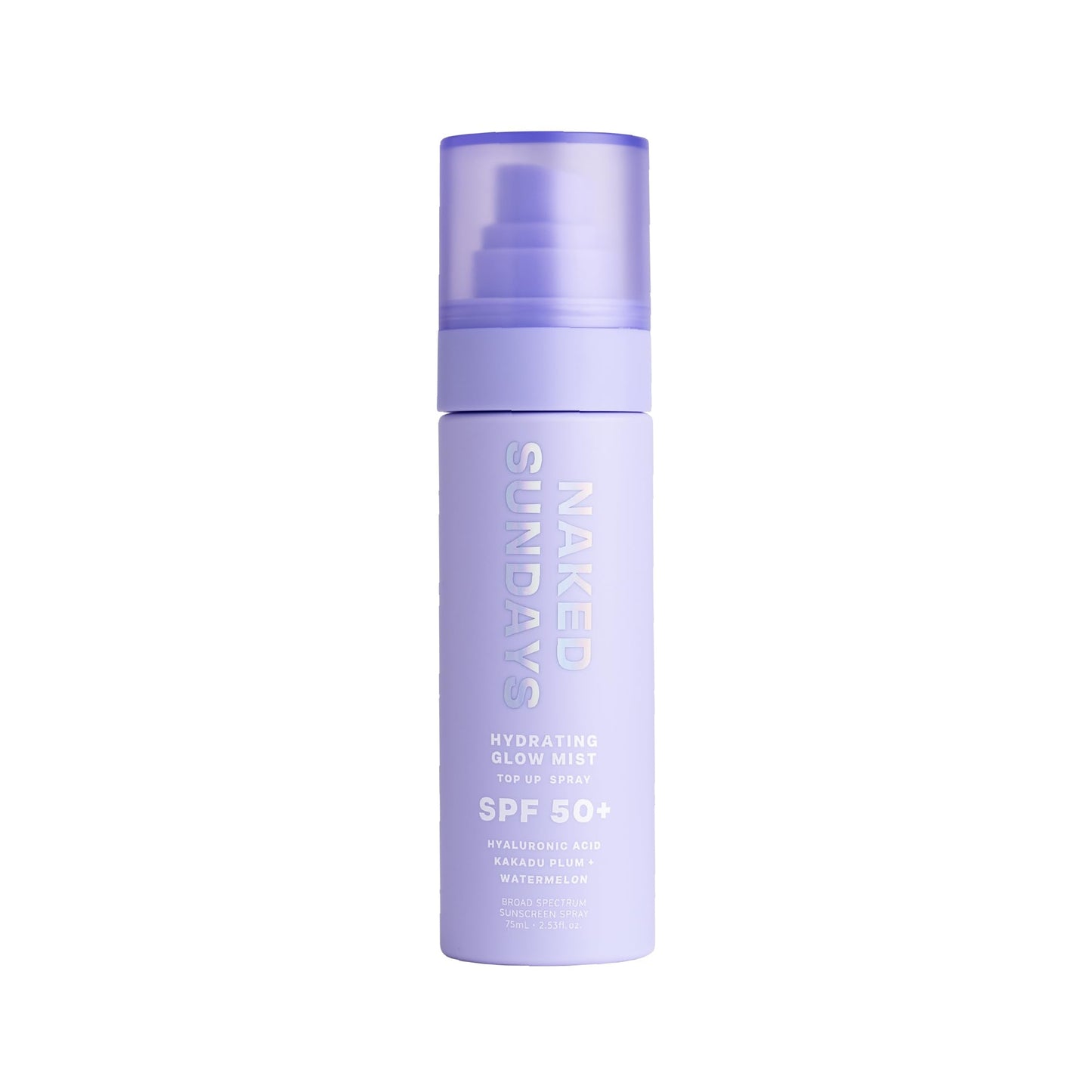 Naked Sundays SPF 50 Hydrating Glow Sunscreen Mist for Face, SPF Setting Spray with Hyaluronic Acid, Makeup Setting Spray, Lightweight, Non-Greasy Beauty and Personal Care Naked Sundays Default Title