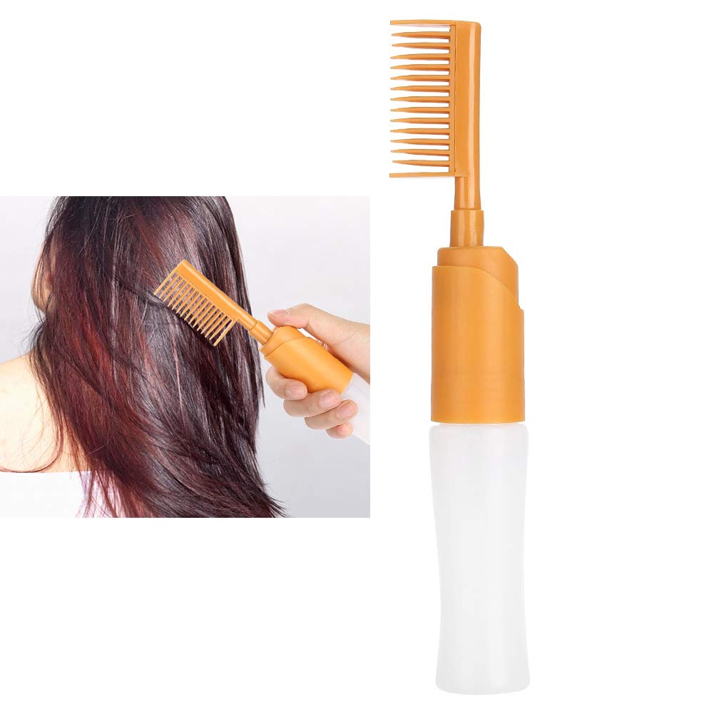 Jadeshay Root Comb Applicator Bottle for Hair Dye, 110ml PP Material, With Comb, Graduated Bottle, Easy to Use, Wide Application, Liquid, 1 Count, all Beauty & Personal Care Jadeshay