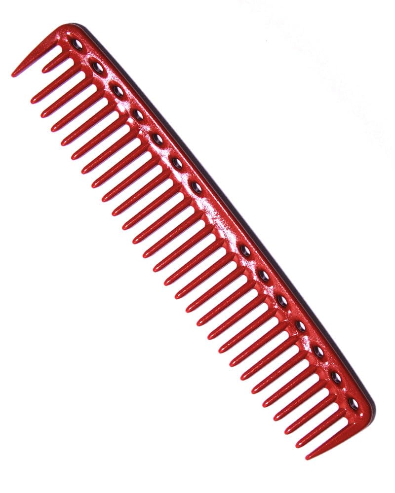 YS Park 452 Round Tooth Cutting Comb - Red