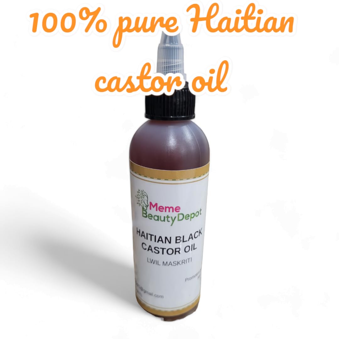Meme Beauty Depot Haitian Black Castor Oil Beauty & Personal Care Meme Beauty Depot