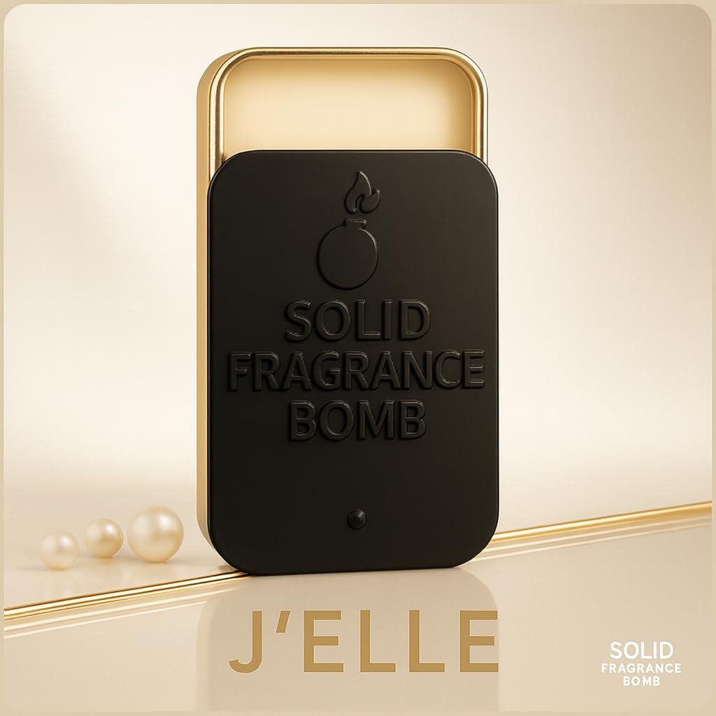 Solid Fragrance Bomb - Premium All-Natural Solid Cologne for Men & Women | Long-Lasting, TSA-Safe, Alcohol-Free, Halal, Handmade Travel Fragrance Balm Beauty & Personal Care Solid Fragrance Bomb