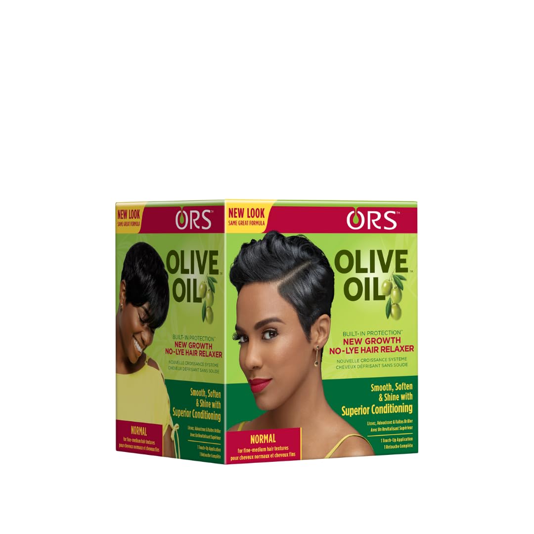 ORS Olive Oil Built In Protection New Growth No-Lye Hair Relaxer Normal Strength