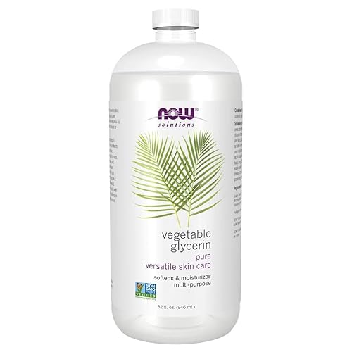 NOW Foods Solutions, Vegetable Glycerin, 100% Pure, Versatile Skin Care, Softening and Moisturizing, 32-Ounce Beauty & Personal Care NOW Foods