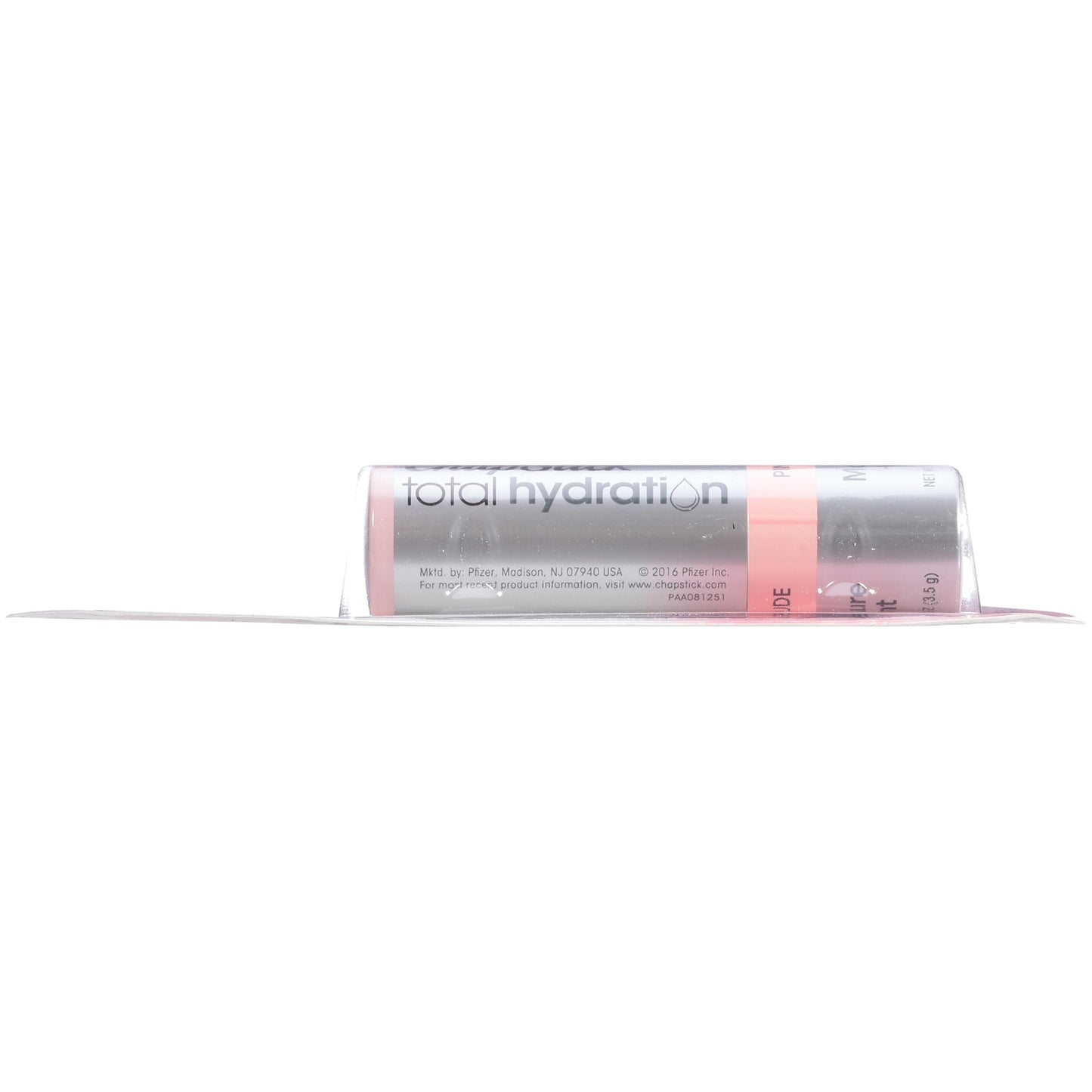 ChapStick Total Hydration Moisture + Tint Pink Nude Tinted Lip Balm Tube, Tinted Moisturizer - 0.12 Oz Beauty and Personal Care ChapStick