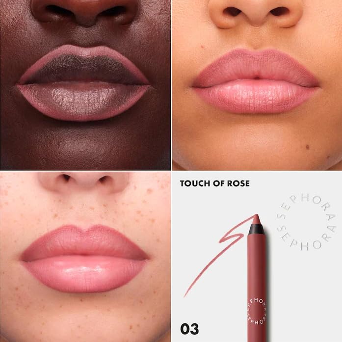 SEPHORA COLLECTION Colorful 8HR Longwear Transferproof Lip Liner - 03 Touch of Rose (.04 OZ) Beauty & Personal Care SEPHORA
