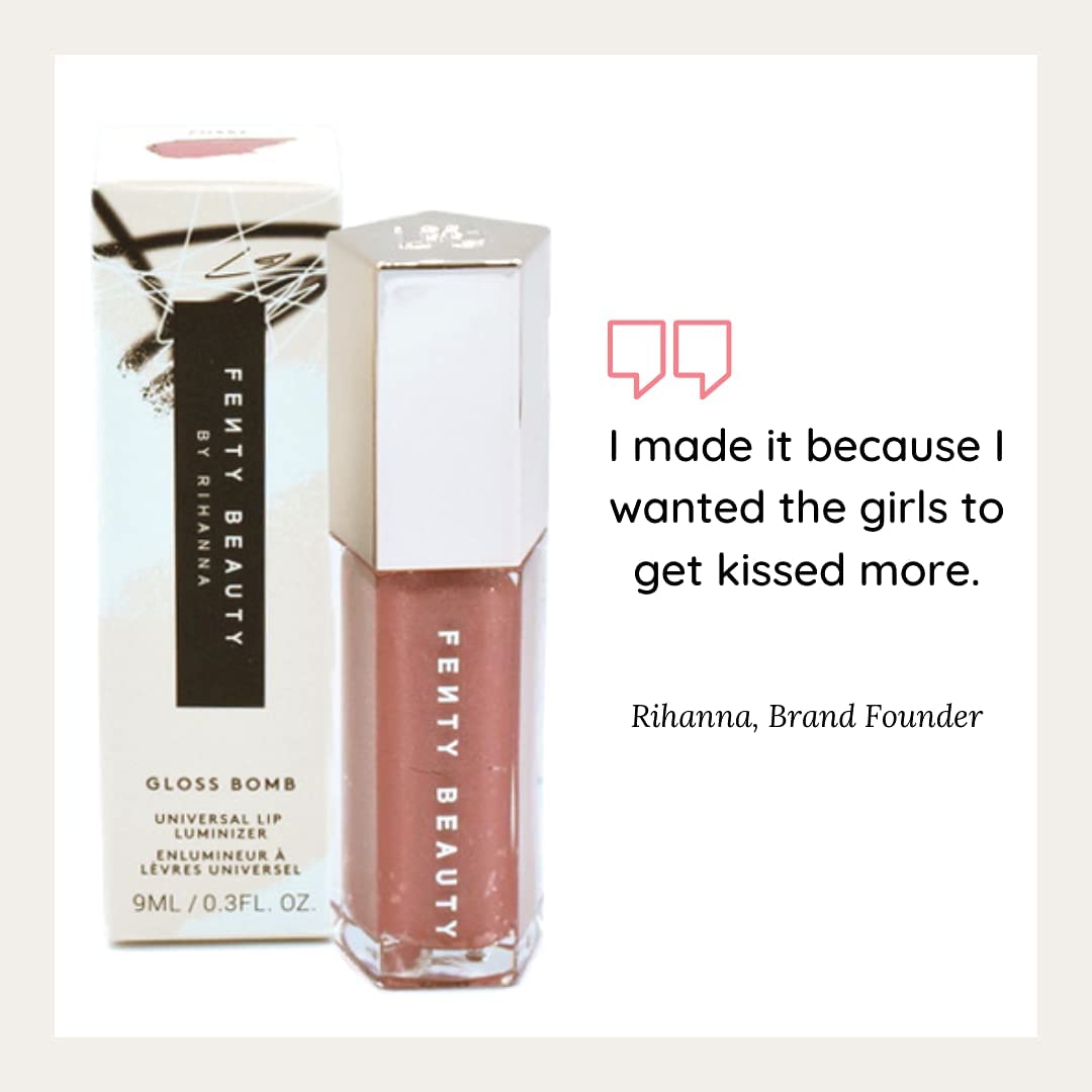 Gloss Bomb Universal Lip Luminizer - 02 Fussy by Fenty Beauty for Women - 0.3 oz Lip Gloss Beauty & Personal Care FENTY BEAUTY
