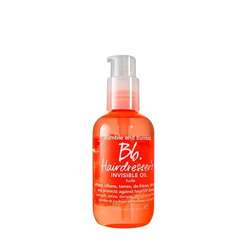 Bumble and bumble. Hairdresser's Invisible Oil Frizz-Reducing Hair Oil | Heat Protection, Frizz Control + Shine | Curly, Wavy, Straight | Beauty & Personal Care Bumble and bumble.