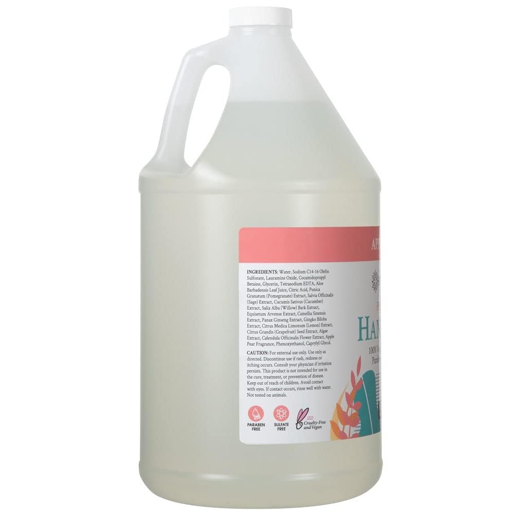 Ginger Lily Farms Botanicals All-Purpose Foaming Hand Soap Refill, 100% Vegan & Cruelty-Free, Apple Pear Scent, 1 Gallon (Pack of 4) Beauty & Personal Care Ginger Lily Farms