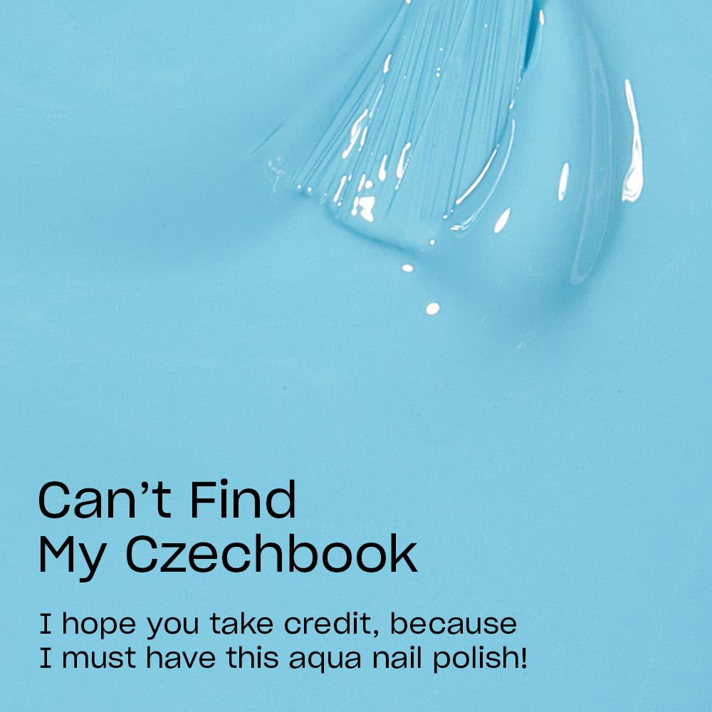 OPI Nail Lacquer Can’t Find My Czechbook | Opaque Bright Blue Crème Chip Resistant Nail Polish | Fast Drying, Streak Free Beauty & Personal Care OPI