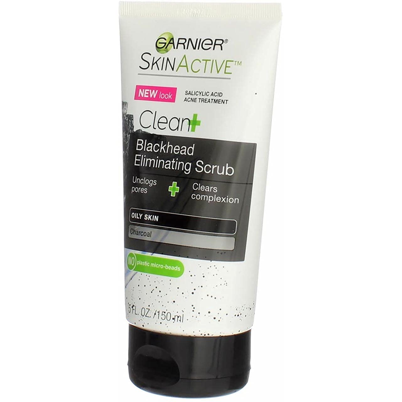 Garnier Clean Scrub Blackhead Eliminating 5 Ounce (145ml) (3 Pack) Beauty & Personal Care Garnier