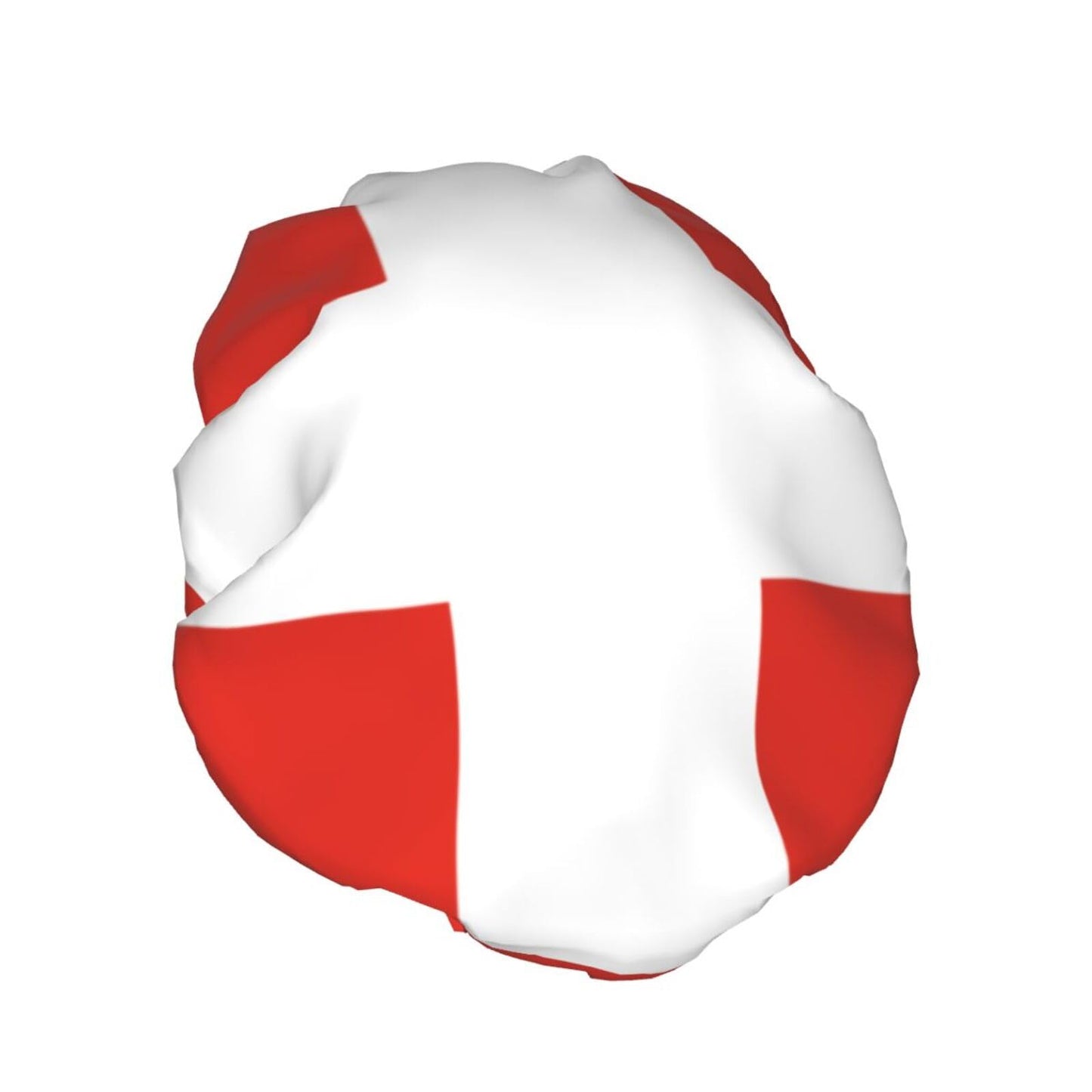 Switzerland Flag Prints Shower Cap Double Layer Lined Waterproof Bathing Shower Hat Beauty and Personal Care Hayyett
