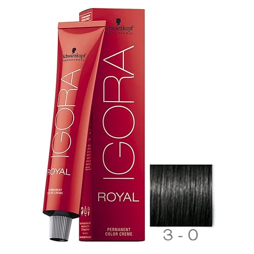 Schwarzkopf Professional Igora Royal Permanent Color Creme, 3-0, Dark Brown, 60 Gram Beauty & Personal Care Schwarzkopf